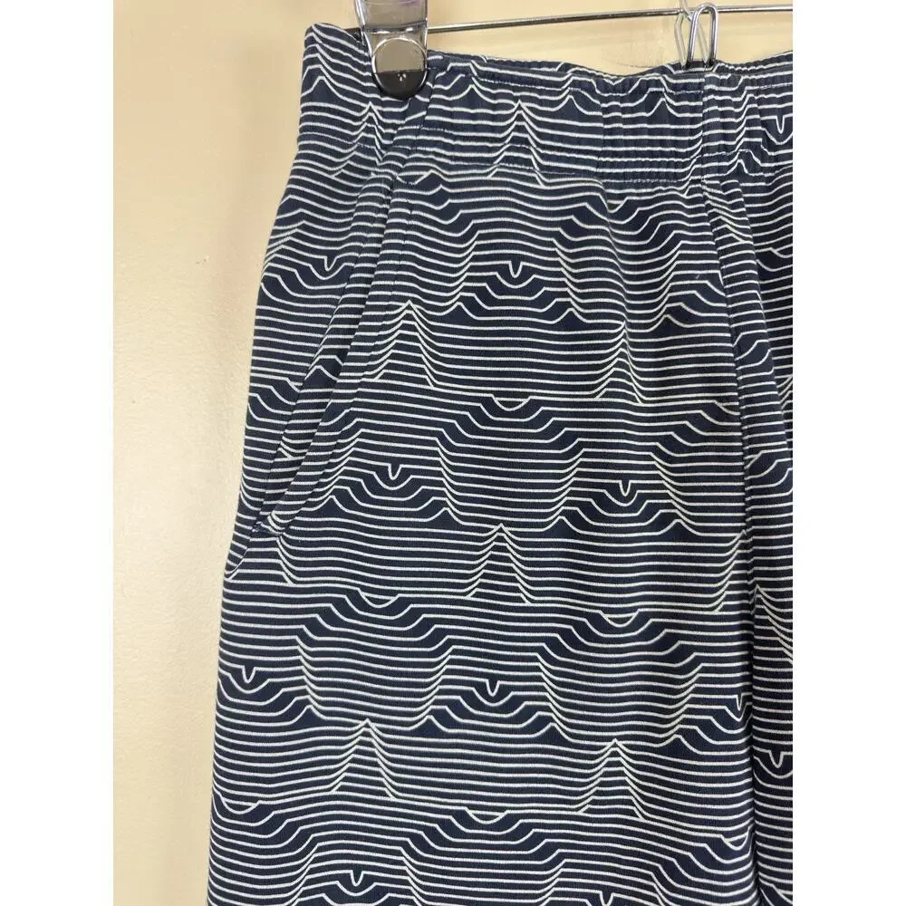 Nike Men’s Shorts Size S Blue White Star Pattern Geometric Athletic Gym Short